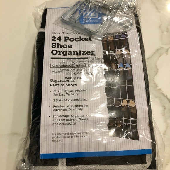 Over the Door 24 Pocket Shoe Organizer